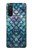W3809 Mermaid Fish Scale Funda Carcasa Case y Caso Del Tirón Funda para Sony Xperia 5 II