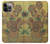 W0214 Van Gogh Vase Fifteen Sunflowers Funda Carcasa Case y Caso Del Tirón Funda para iPhone 13 Pro