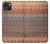 W3752 Zigzag Fabric Pattern Graphic Printed Funda Carcasa Case y Caso Del Tirón Funda para iPhone 13 mini