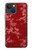 W3817 Red Floral Cherry blossom Pattern Funda Carcasa Case y Caso Del Tirón Funda para iPhone 13 mini