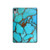 W2685 Aqua Turquoise Gemstone Graphic Printed Funda Carcasa Case para iPad mini 6, iPad mini (2021)