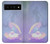 W3823 Beauty Pearl Mermaid Funda Carcasa Case y Caso Del Tirón Funda para Google Pixel 6 Pro