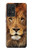 W2870 Lion King of Beasts Funda Carcasa Case y Caso Del Tirón Funda para Samsung Galaxy A52s 5G