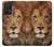 W2870 Lion King of Beasts Funda Carcasa Case y Caso Del Tirón Funda para Samsung Galaxy A52s 5G