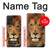 W2870 Lion King of Beasts Funda Carcasa Case y Caso Del Tirón Funda para Samsung Galaxy A52s 5G