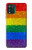 W2683 Rainbow LGBT Pride Flag Funda Carcasa Case y Caso Del Tirón Funda para Motorola Moto G Stylus 5G