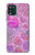 W3710 Pink Love Heart Funda Carcasa Case y Caso Del Tirón Funda para Motorola Moto G Stylus 5G