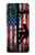 W3803 Electrician Lineman American Flag Funda Carcasa Case y Caso Del Tirón Funda para Motorola Moto G Stylus 5G