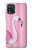 W3805 Flamingo Pink Pastel Funda Carcasa Case y Caso Del Tirón Funda para Motorola Moto G Stylus 5G