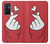 W3701 Mini Heart Love Sign Funda Carcasa Case y Caso Del Tirón Funda para OnePlus 9RT 5G