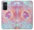 W3709 Pink Galaxy Funda Carcasa Case y Caso Del Tirón Funda para OnePlus 9RT 5G