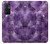 W3713 Purple Quartz Amethyst Graphic Printed Funda Carcasa Case y Caso Del Tirón Funda para OnePlus 9RT 5G