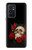 W3753 Dark Gothic Goth Skull Roses Funda Carcasa Case y Caso Del Tirón Funda para OnePlus 9RT 5G