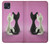 W1832 Love Cat Funda Carcasa Case y Caso Del Tirón Funda para Motorola Moto G50 5G [for G50 5G only. NOT for G50]