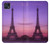 W3447 Eiffel Paris Sunset Funda Carcasa Case y Caso Del Tirón Funda para Motorola Moto G50 5G [for G50 5G only. NOT for G50]