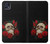 W3753 Dark Gothic Goth Skull Roses Funda Carcasa Case y Caso Del Tirón Funda para Motorola Moto G50 5G [for G50 5G only. NOT for G50]