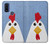 W3254 Chicken Cartoon Funda Carcasa Case y Caso Del Tirón Funda para Motorola G Pure