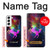 W2486 Rainbow Unicorn Nebula Space Funda Carcasa Case y Caso Del Tirón Funda para Samsung Galaxy S22