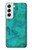 W3147 Aqua Marble Stone Funda Carcasa Case y Caso Del Tirón Funda para Samsung Galaxy S22