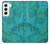 W3147 Aqua Marble Stone Funda Carcasa Case y Caso Del Tirón Funda para Samsung Galaxy S22