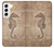 W3214 Seahorse Skeleton Fossil Funda Carcasa Case y Caso Del Tirón Funda para Samsung Galaxy S22