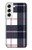 W3452 Plaid Fabric Pattern Funda Carcasa Case y Caso Del Tirón Funda para Samsung Galaxy S22