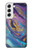 W3676 Colorful Abstract Marble Stone Funda Carcasa Case y Caso Del Tirón Funda para Samsung Galaxy S22