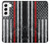 W3687 Firefighter Thin Red Line American Flag Funda Carcasa Case y Caso Del Tirón Funda para Samsung Galaxy S22