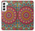 W3694 Hippie Art Pattern Funda Carcasa Case y Caso Del Tirón Funda para Samsung Galaxy S22