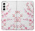 W3707 Pink Cherry Blossom Spring Flower Funda Carcasa Case y Caso Del Tirón Funda para Samsung Galaxy S22