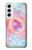 W3709 Pink Galaxy Funda Carcasa Case y Caso Del Tirón Funda para Samsung Galaxy S22