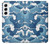 W3751 Wave Pattern Funda Carcasa Case y Caso Del Tirón Funda para Samsung Galaxy S22