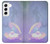 W3823 Beauty Pearl Mermaid Funda Carcasa Case y Caso Del Tirón Funda para Samsung Galaxy S22