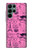 W2885 Paris Pink Funda Carcasa Case y Caso Del Tirón Funda para Samsung Galaxy S22 Ultra