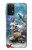 W0227 Aquarium Funda Carcasa Case y Caso Del Tirón Funda para Samsung Galaxy M32 5G