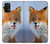 W0417 Fox Funda Carcasa Case y Caso Del Tirón Funda para Samsung Galaxy M32 5G