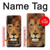 W2870 Lion King of Beasts Funda Carcasa Case y Caso Del Tirón Funda para Samsung Galaxy M32 5G