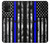 W3244 Thin Blue Line USA Funda Carcasa Case y Caso Del Tirón Funda para Samsung Galaxy M32 5G