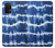 W3671 Blue Tie Dye Funda Carcasa Case y Caso Del Tirón Funda para Samsung Galaxy M32 5G