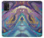 W3676 Colorful Abstract Marble Stone Funda Carcasa Case y Caso Del Tirón Funda para Samsung Galaxy M32 5G