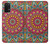 W3694 Hippie Art Pattern Funda Carcasa Case y Caso Del Tirón Funda para Samsung Galaxy M32 5G