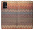 W3752 Zigzag Fabric Pattern Graphic Printed Funda Carcasa Case y Caso Del Tirón Funda para Samsung Galaxy M32 5G