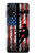 W3803 Electrician Lineman American Flag Funda Carcasa Case y Caso Del Tirón Funda para Samsung Galaxy M32 5G