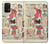 W3820 Vintage Cowgirl Fashion Paper Doll Funda Carcasa Case y Caso Del Tirón Funda para Samsung Galaxy M32 5G