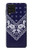 W3357 Navy Blue Bandana Pattern Funda Carcasa Case y Caso Del Tirón Funda para Samsung Galaxy M22