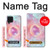 W3709 Pink Galaxy Funda Carcasa Case y Caso Del Tirón Funda para Samsung Galaxy M22
