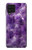 W3713 Purple Quartz Amethyst Graphic Printed Funda Carcasa Case y Caso Del Tirón Funda para Samsung Galaxy M22