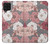 W3716 Rose Floral Pattern Funda Carcasa Case y Caso Del Tirón Funda para Samsung Galaxy M22