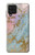 W3717 Rose Gold Blue Pastel Marble Graphic Printed Funda Carcasa Case y Caso Del Tirón Funda para Samsung Galaxy M22