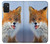 W0417 Fox Funda Carcasa Case y Caso Del Tirón Funda para Samsung Galaxy M52 5G